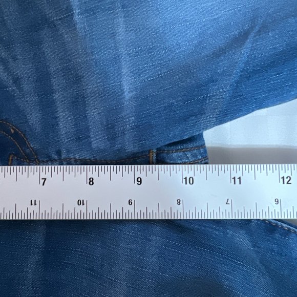 Madewell Cali Demi-Boot Jeans in Bronson Wash: Button-Front Edition Size 25. EUC - Picture 13 of 14